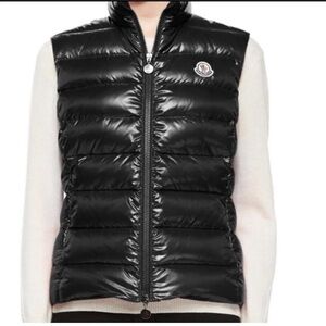 Moncler Black Vest - Ghany Gilet

Size 1- equivalent to a size Small